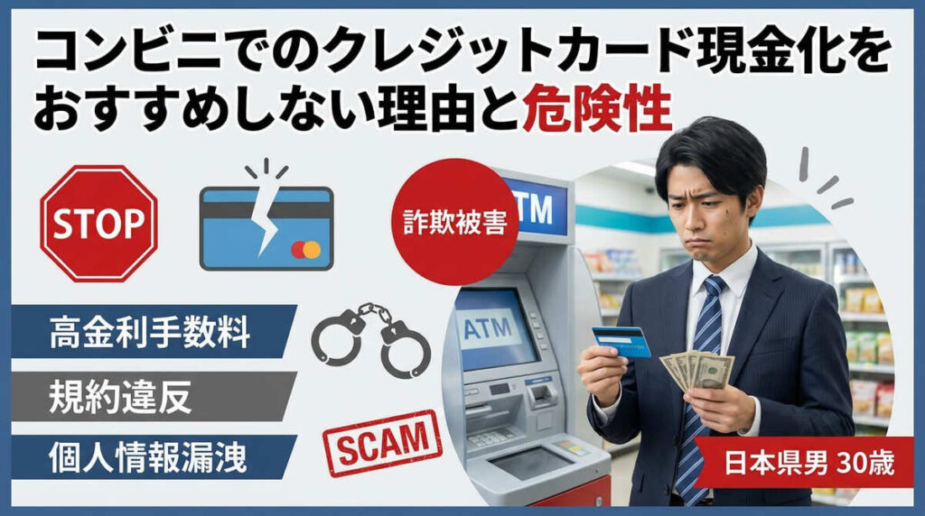 コンビニでクレジットカードを現金化する4つの方法
